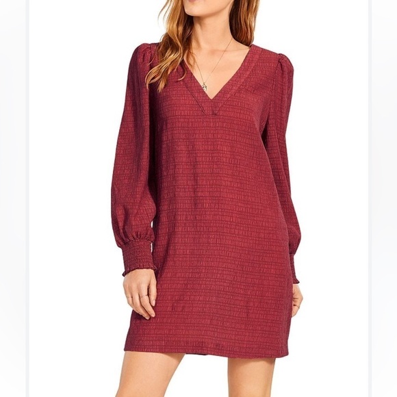 Mini dress NWOT BB Dakota Ruston Smocked Mini Dress SZ S - Picture 1 of 10